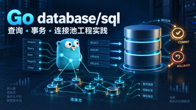 Go database/sql 查询、事务与连接池工程实践专题