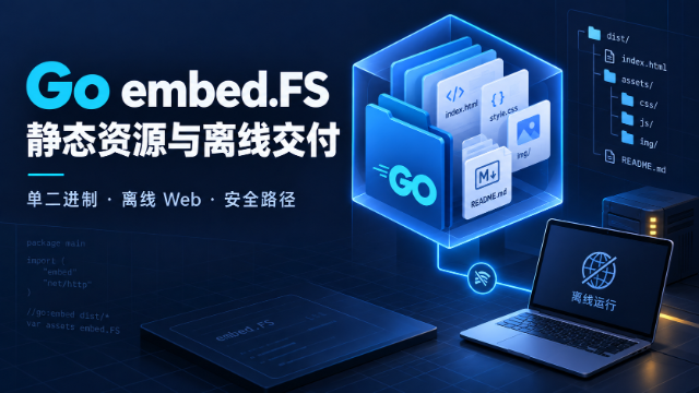 Go embed.FS 静态资源与离线交付工程实践专题
