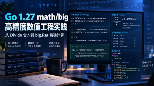 Go 1.27 math/big 高精度数值工程实践