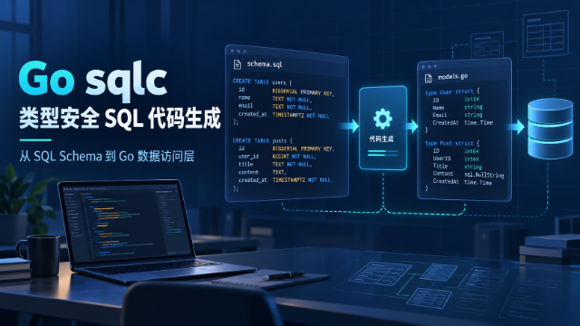Go sqlc 类型安全 SQL 代码生成工程专题