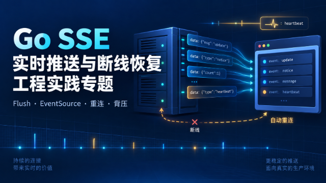 Go SSE 实时推送与断线恢复工程实践专题