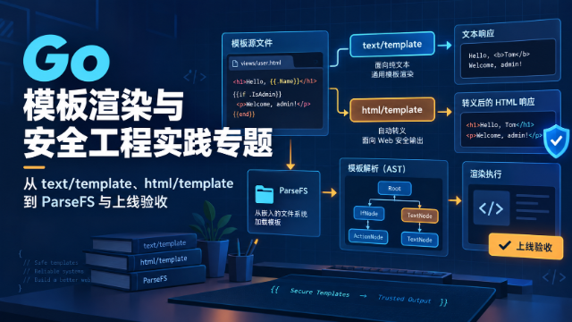 Go 模板渲染与安全工程实践专题
