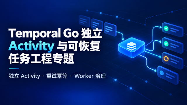 Temporal Go 独立 Activity 与可恢复任务工程专题