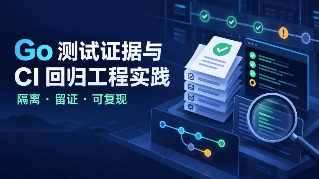 Go 测试证据与 CI 回归工程实践专题