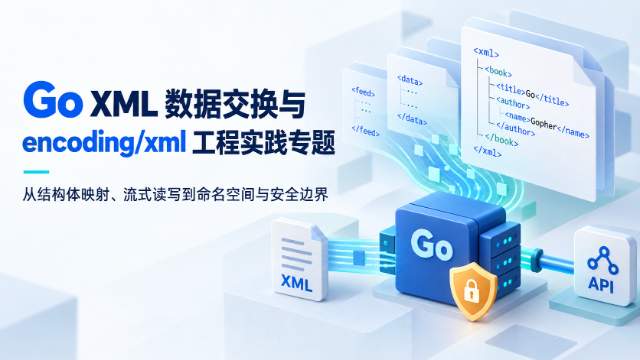 Go XML 数据交换与 encoding/xml 工程实践专题