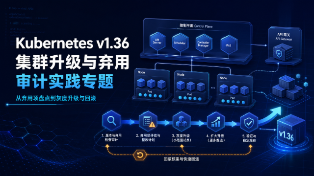 Kubernetes v1.36 集群升级与弃用审计实践专题