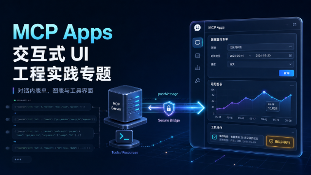 MCP Apps 交互式 UI 工程实践专题