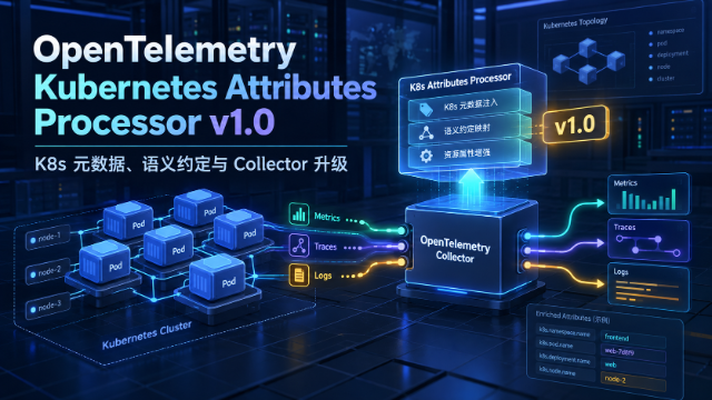 OpenTelemetry Kubernetes Attributes Processor v1.0 迁移与稳定性工程专题