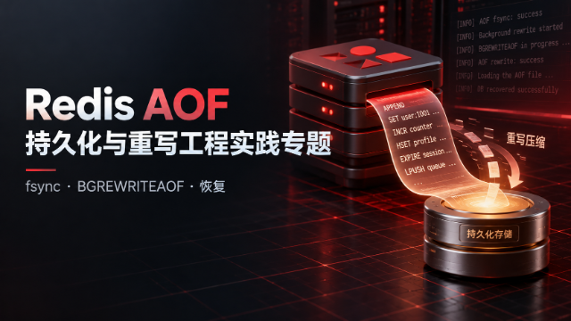 Redis AOF 持久化与重写工程实践专题