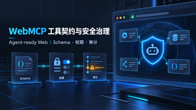 WebMCP 工具契约与 Agent-ready Web 安全治理专题